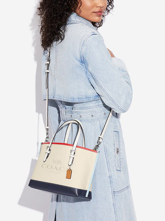 Coach Molly Tote Bag CB650 Jacquard Nylon Multiple colors