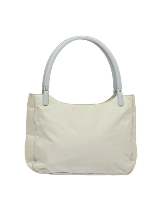 Beige Nylon Prada Handbag