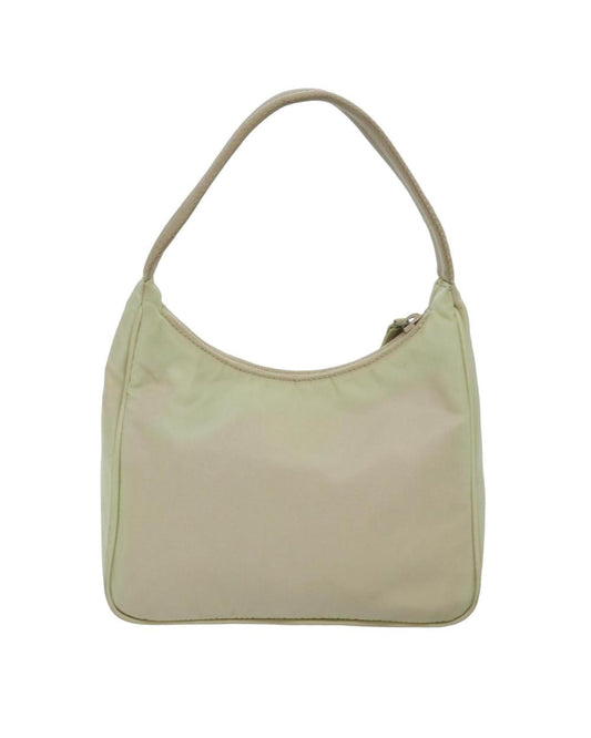 Beige Nylon Prada Handbag