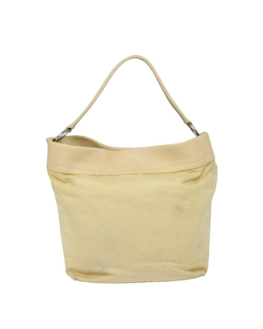 Beige Nylon Prada Handbag