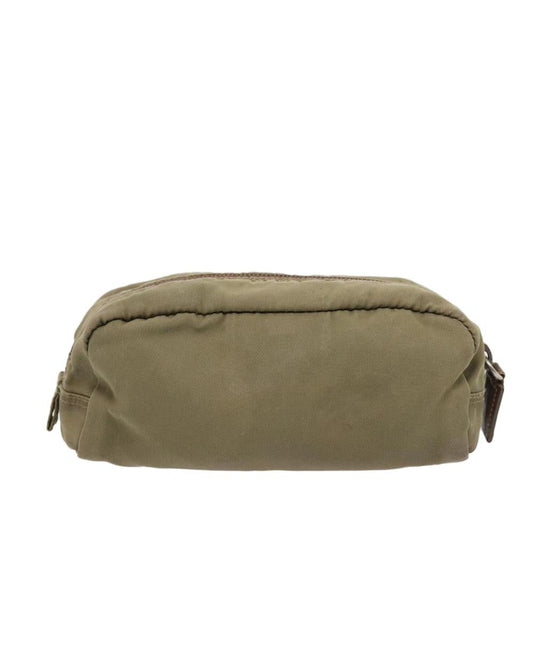 Beige Nylon Prada Pouch