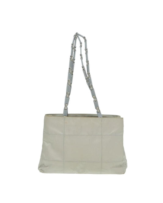 Beige Nylon Prada Shoulder Bag
