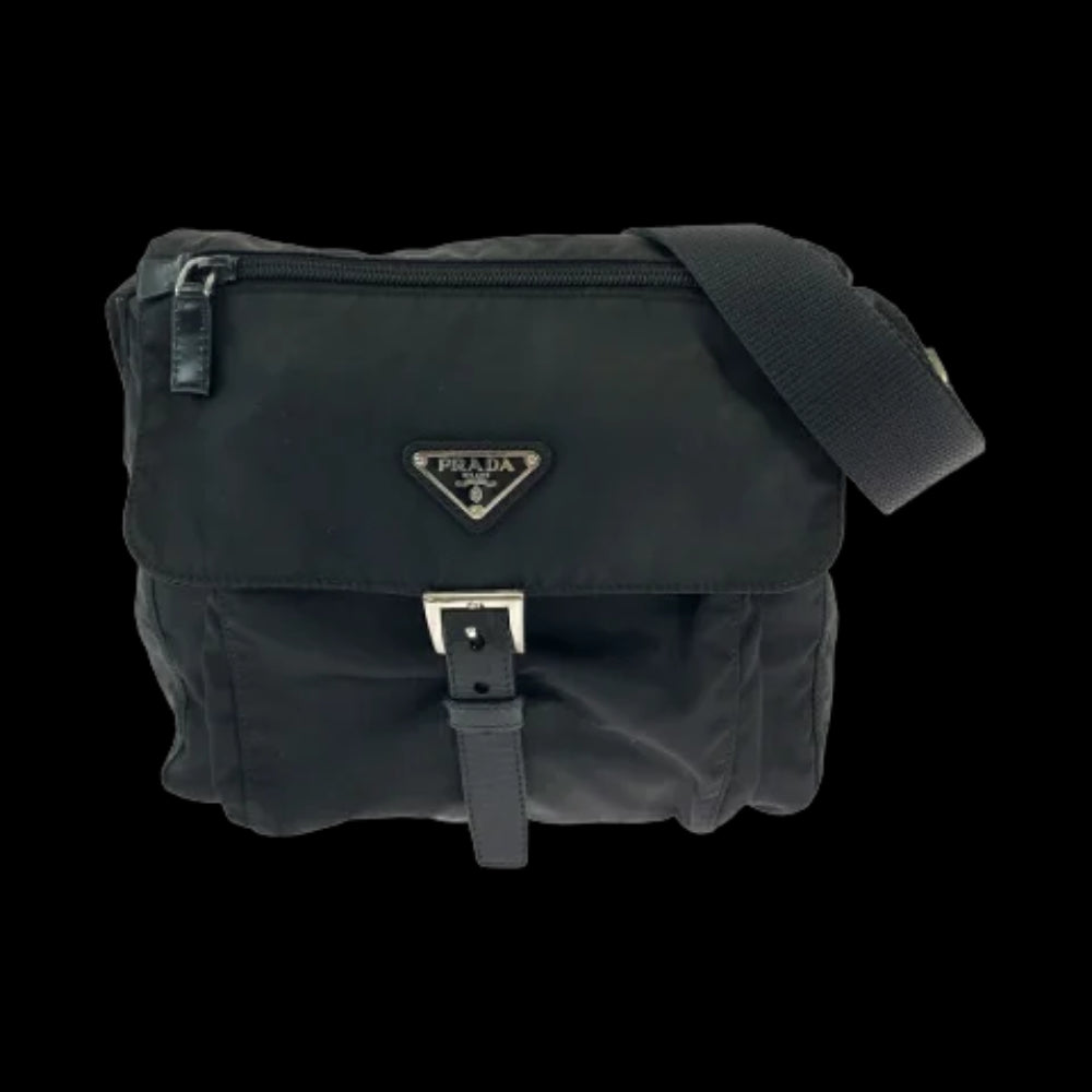 Black Canvas Prada Tessuto