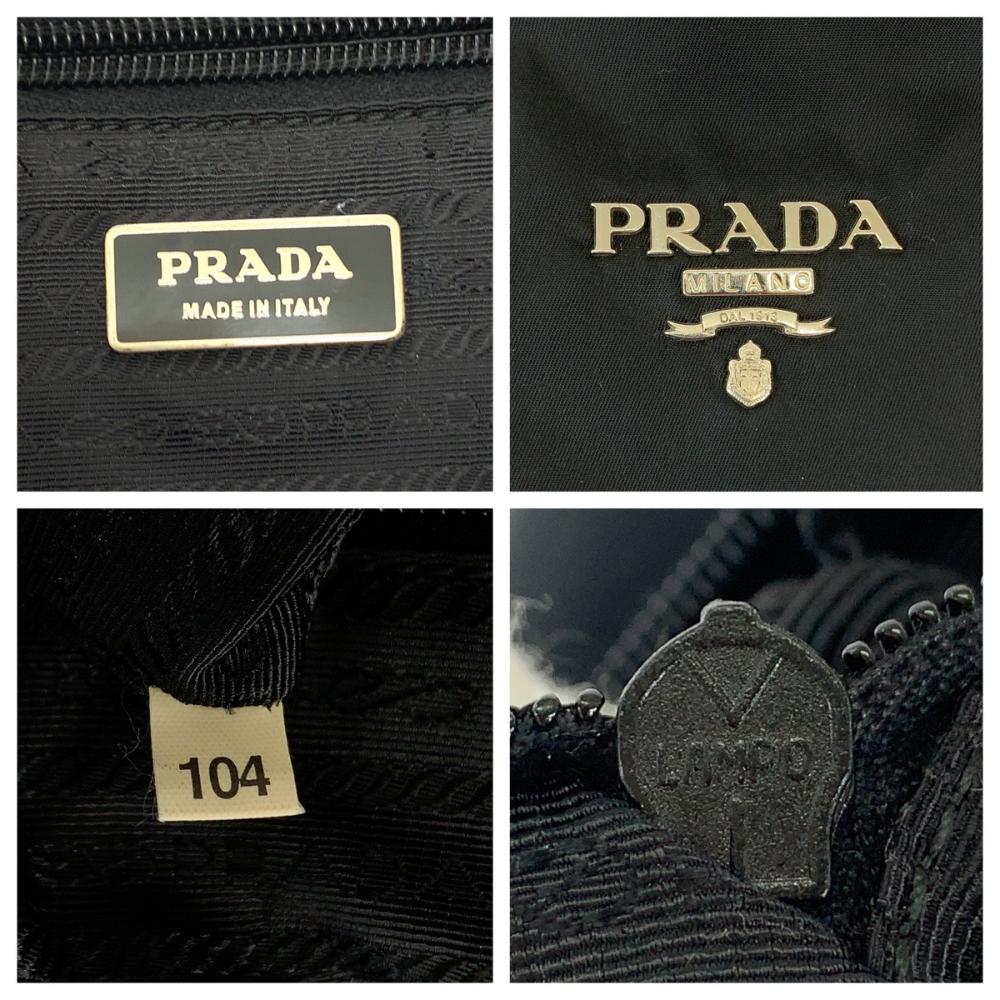 Black Canvas Prada Tessuto