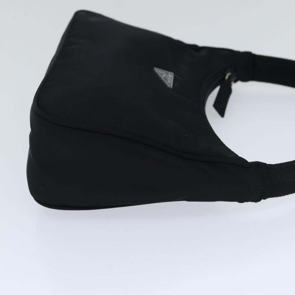 Black Fabric Prada Handbag