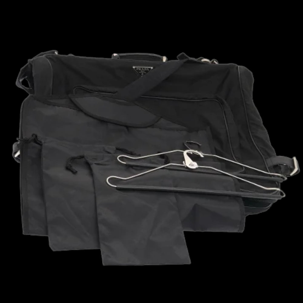 Black Fabric Prada Tessuto