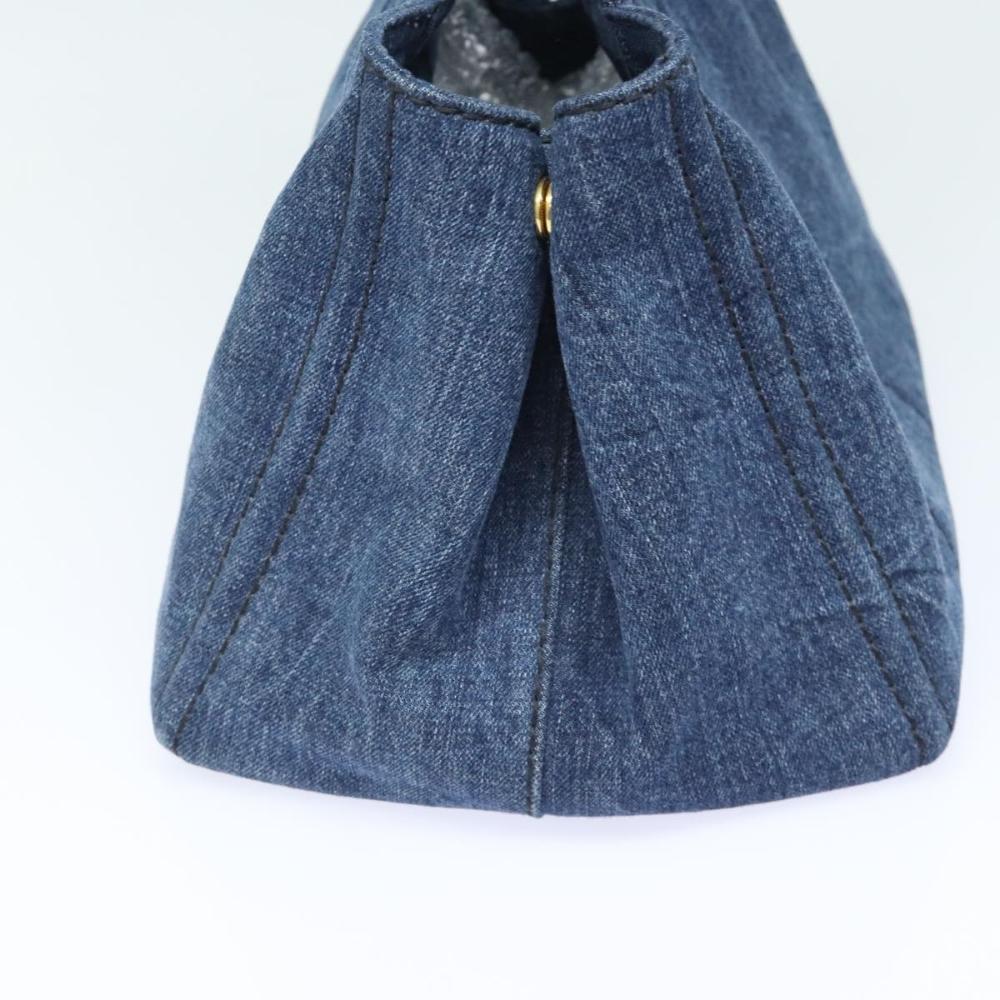 Blue Canvas Prada Canapa Tote