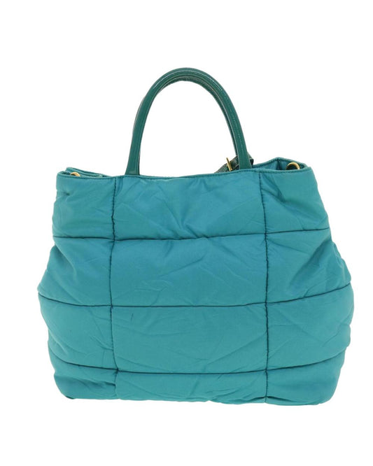 Blue Nylon Prada Handbag