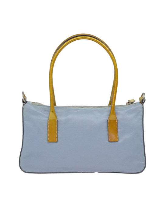 Blue Nylon Prada Handbag