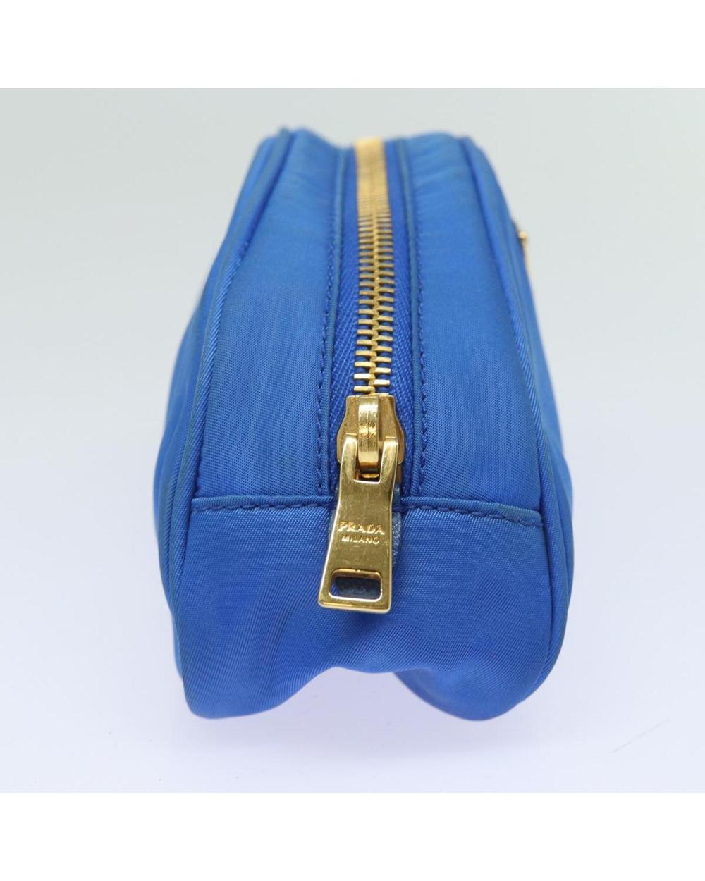 Blue Nylon Prada Handbag