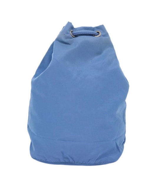 Blue Nylon Prada Pouch