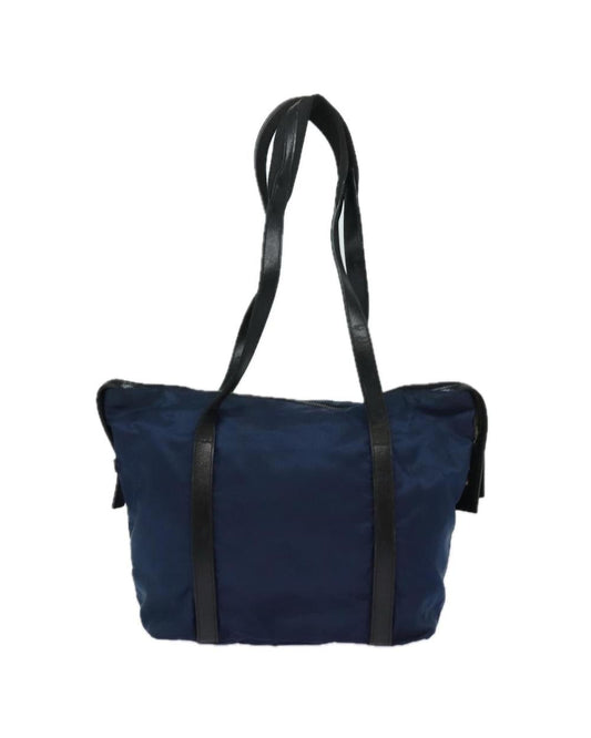 Blue Nylon Prada Shoulder Bag