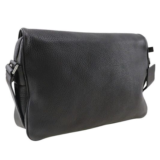Brown Fabric Prada Messenger Bag