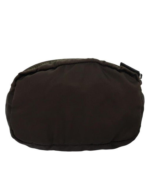 Brown Nylon Prada Pouch