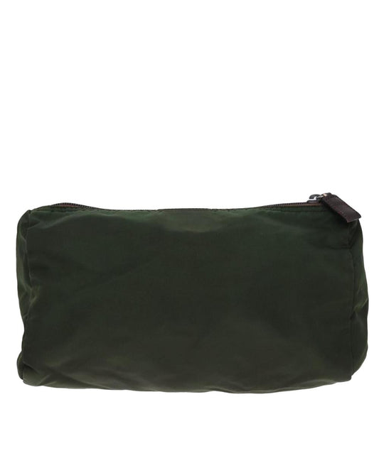 Green Nylon Prada Pouch
