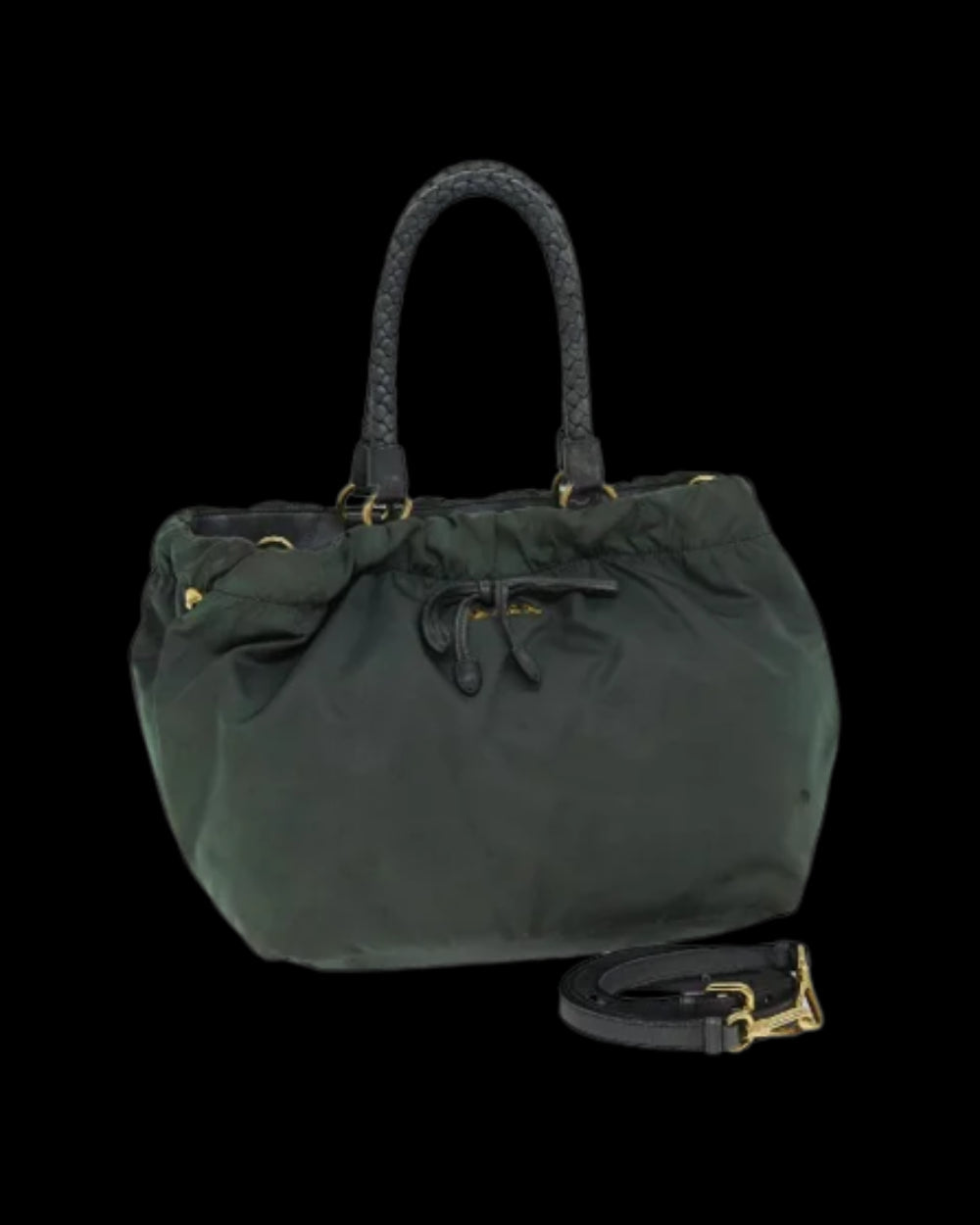 Green Nylon Prada Tessuto