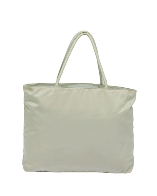Grey Nylon Prada Handbag