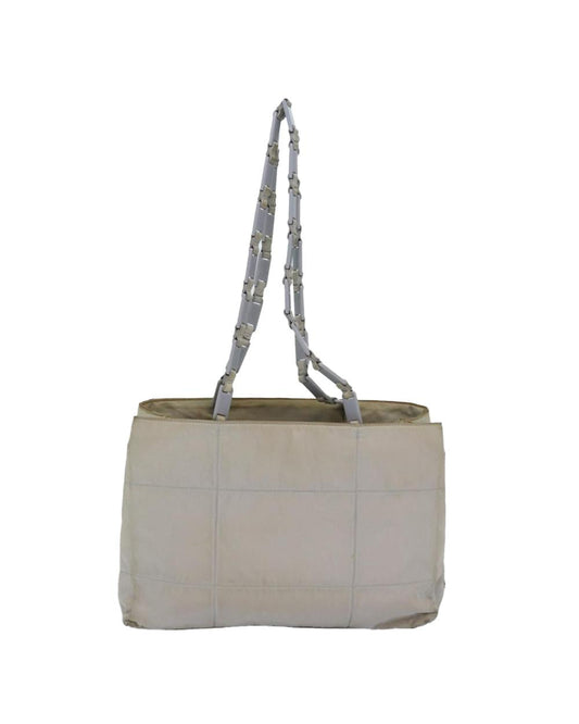Grey Nylon Prada Shoulder Bag