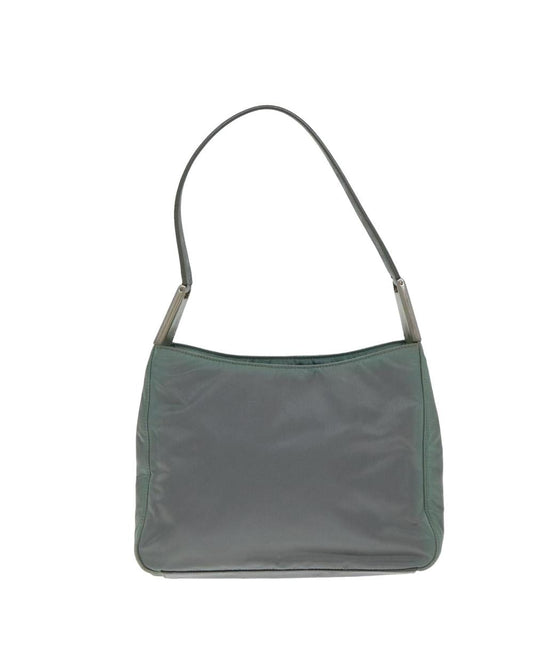 Grey Nylon Prada Shoulder Bag
