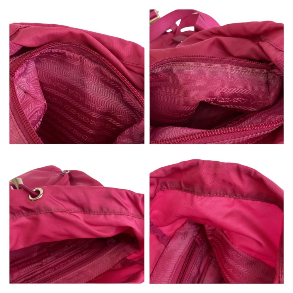 Pink Canvas Prada Tessuto