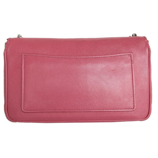 Pink Leather Prada Crossbody Bag