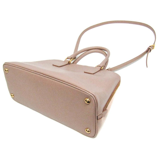 Pink Leather Prada Handbag