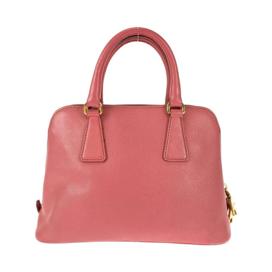 Pink Leather Prada Handbag
