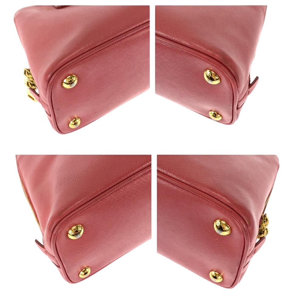 Pink Leather Prada Handbag