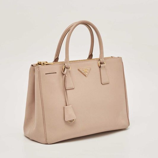 Pink Leather Prada Tote