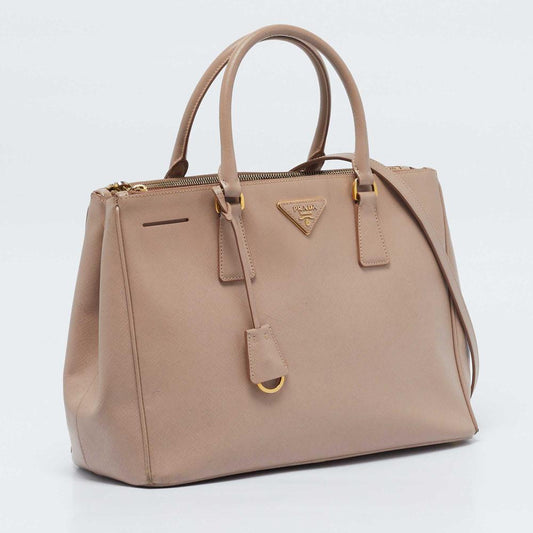Pink Leather Prada Tote
