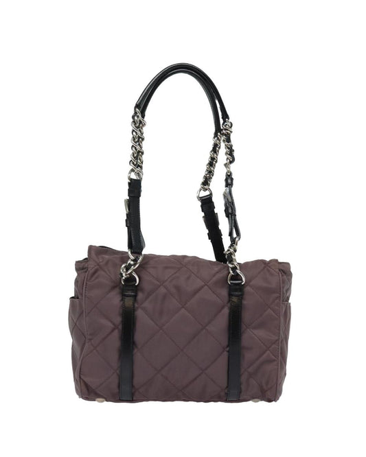 Purple Nylon Prada Shoulder Bag