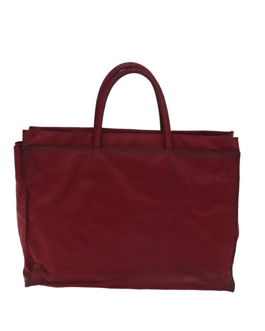 Red Nylon Prada Handbag