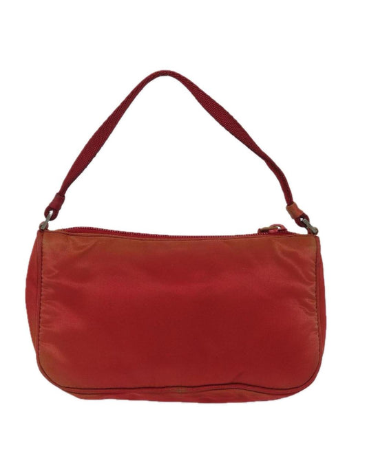 Red Nylon Prada Pouch