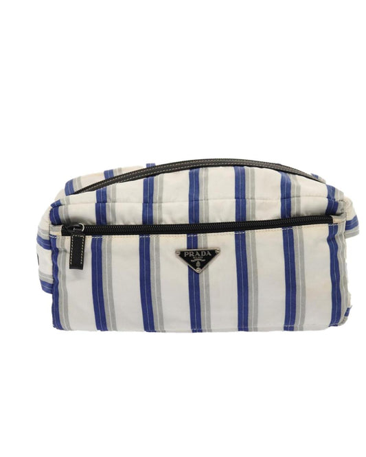 White Nylon Prada Pouch
