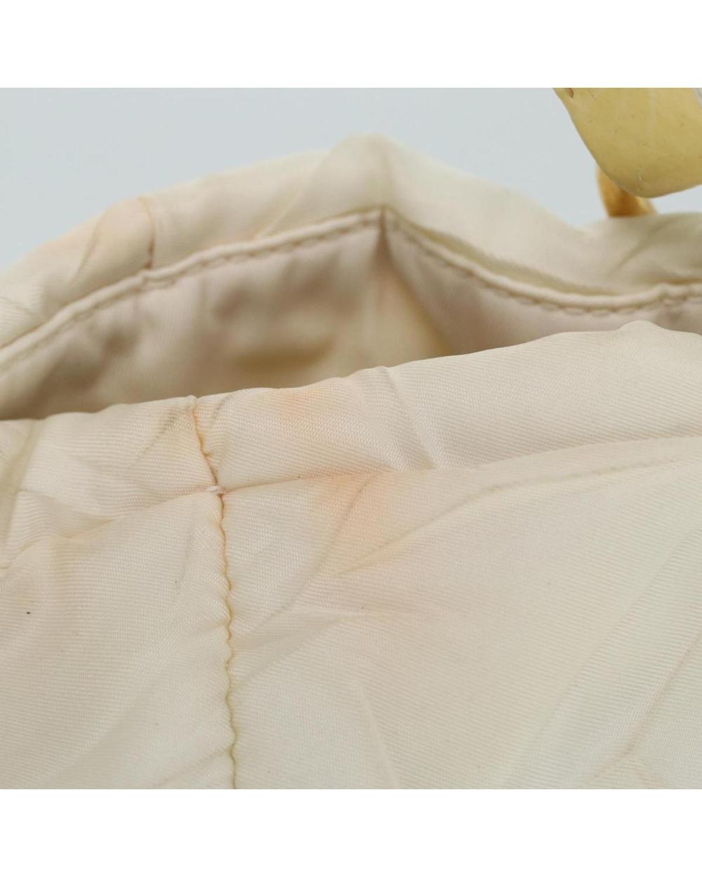 White Nylon Prada Shoulder Bag