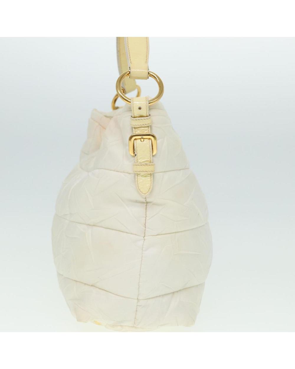 White Nylon Prada Shoulder Bag