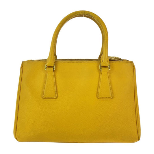 Yellow Leather Prada Galleria Bag