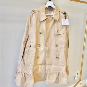 Red Valentino cotton trench cape