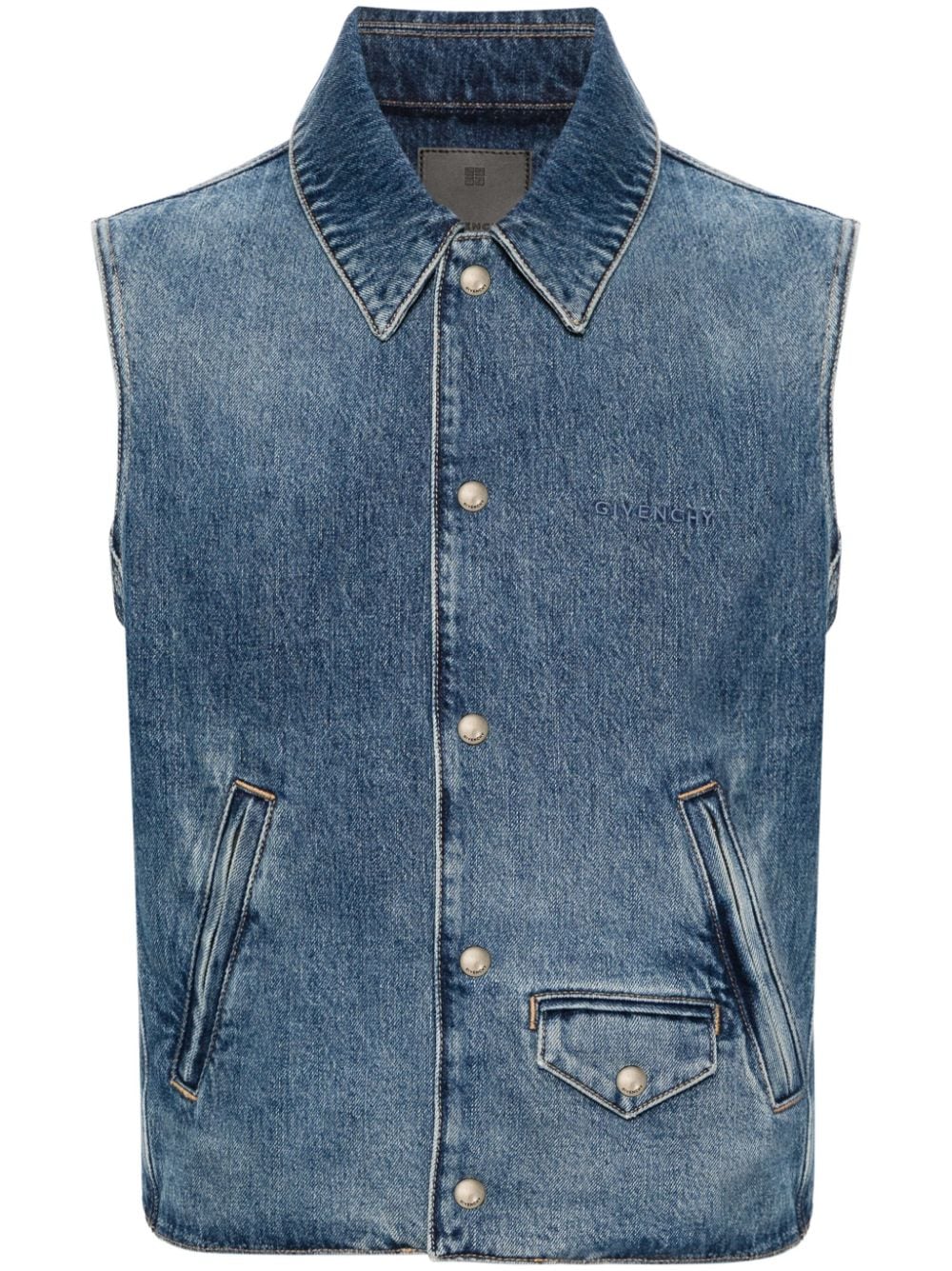 Givenchy Men Denim Cotton Vest
