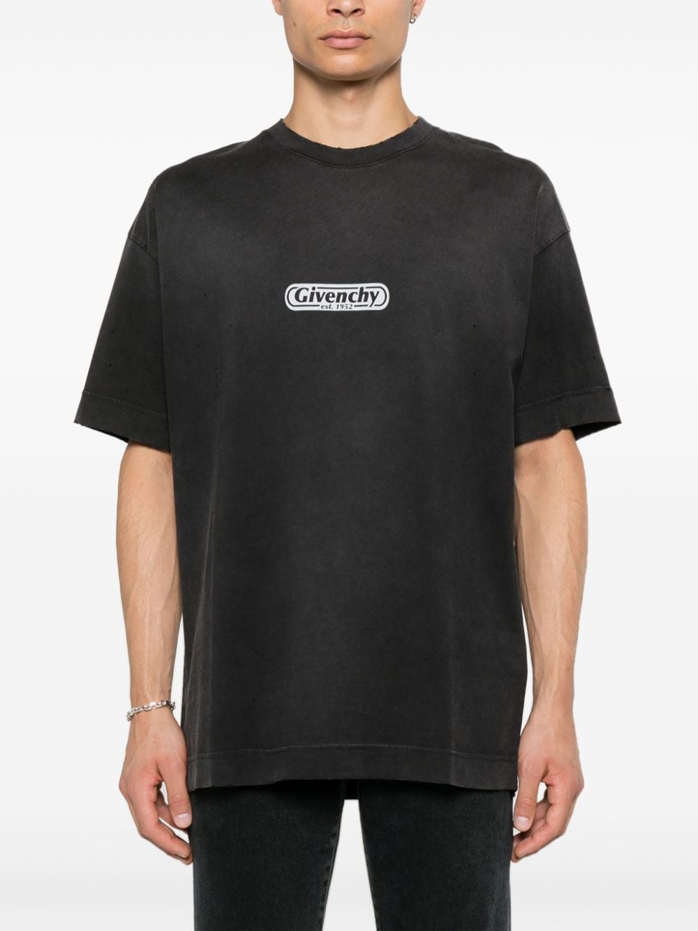 Givenchy Men Printed Cotton T-Shirt