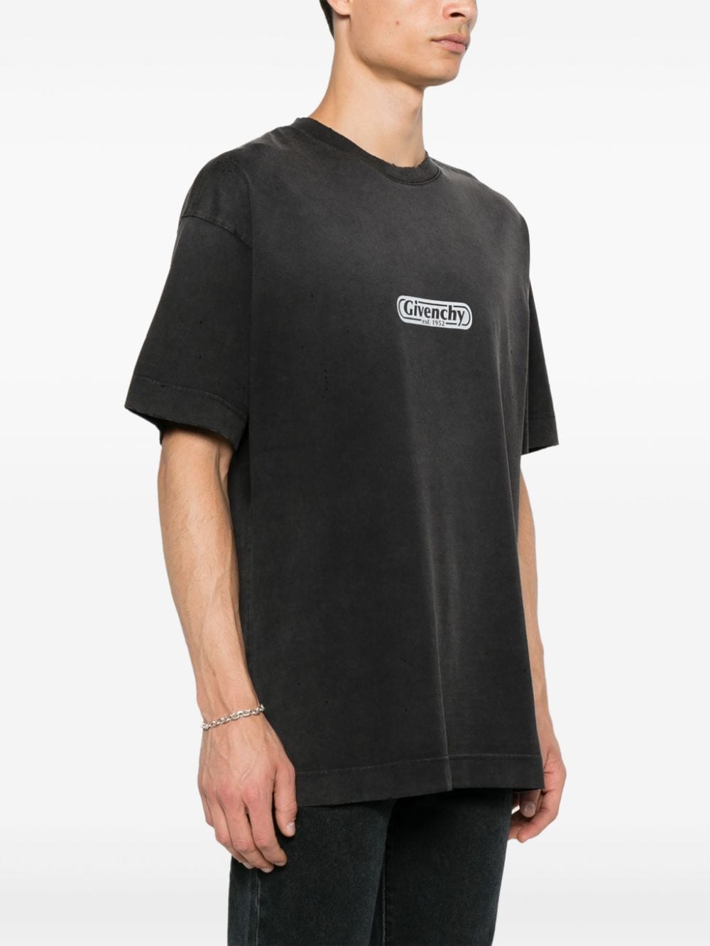 Givenchy Men Printed Cotton T-Shirt