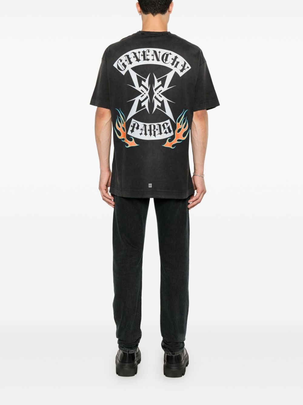 Givenchy Men Printed Cotton T-Shirt