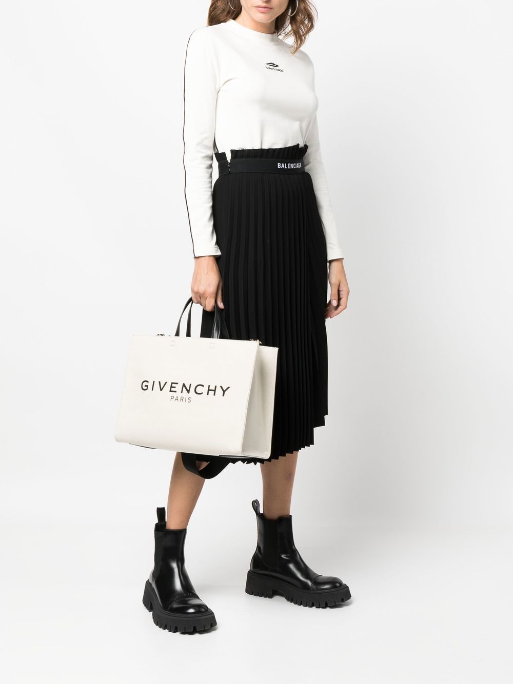 Givenchy Women G-Tote Medium Canvas Tote Bag