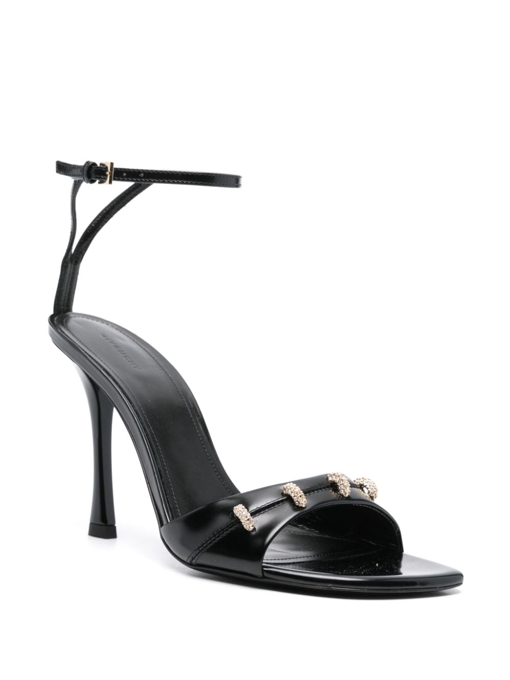 Givenchy Women Stitch Leather Sandals