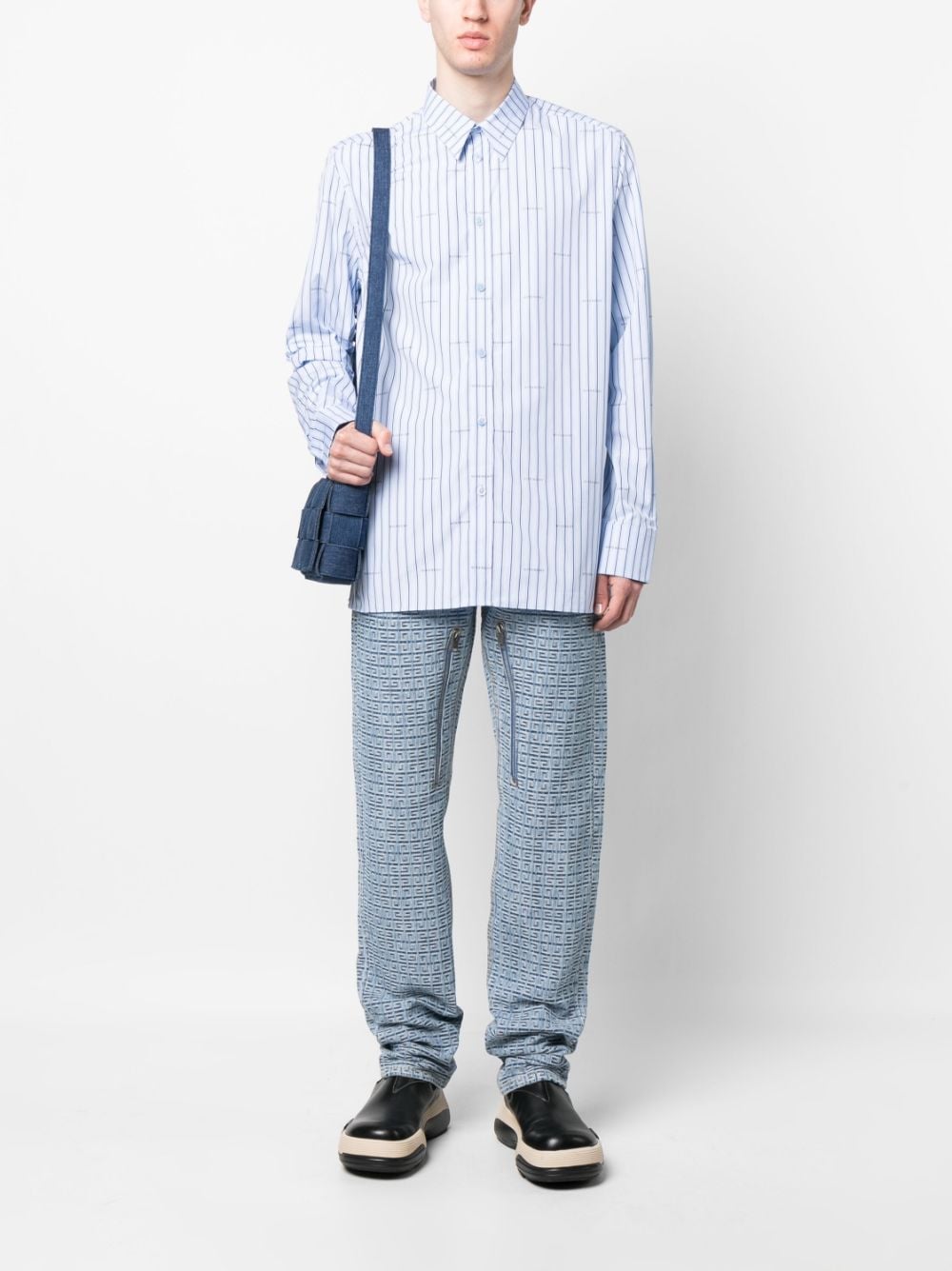 Givenchy Men 4G Logo Denim Cotton Jeans